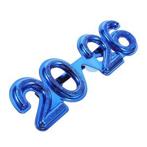 9367 2026 Plastic Glasses, 2026 Glitter Number Sunglasses Happy New Year
